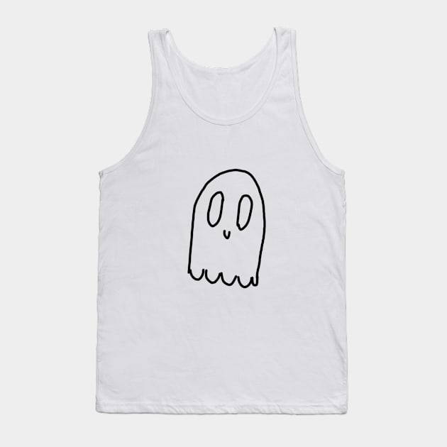 ghost Tank Top by the doodler